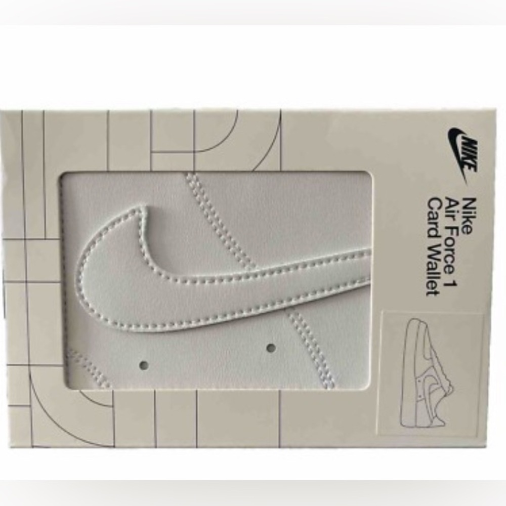 Nike Air Force 1 Card Holder in White